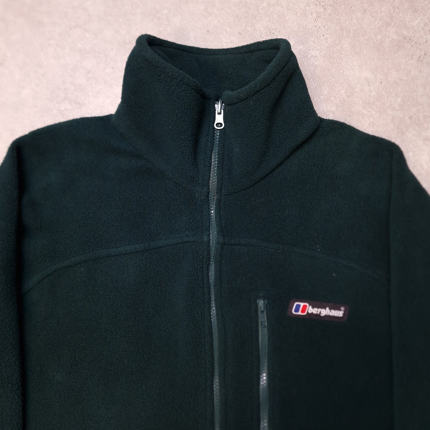 Berghaus full zip polartec fleece in green - XL