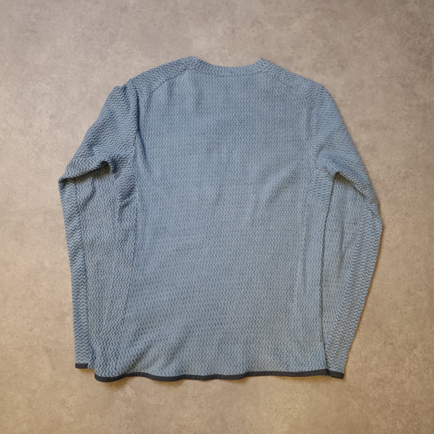 Patagonia regulator R1 air crew pullover in blue - small