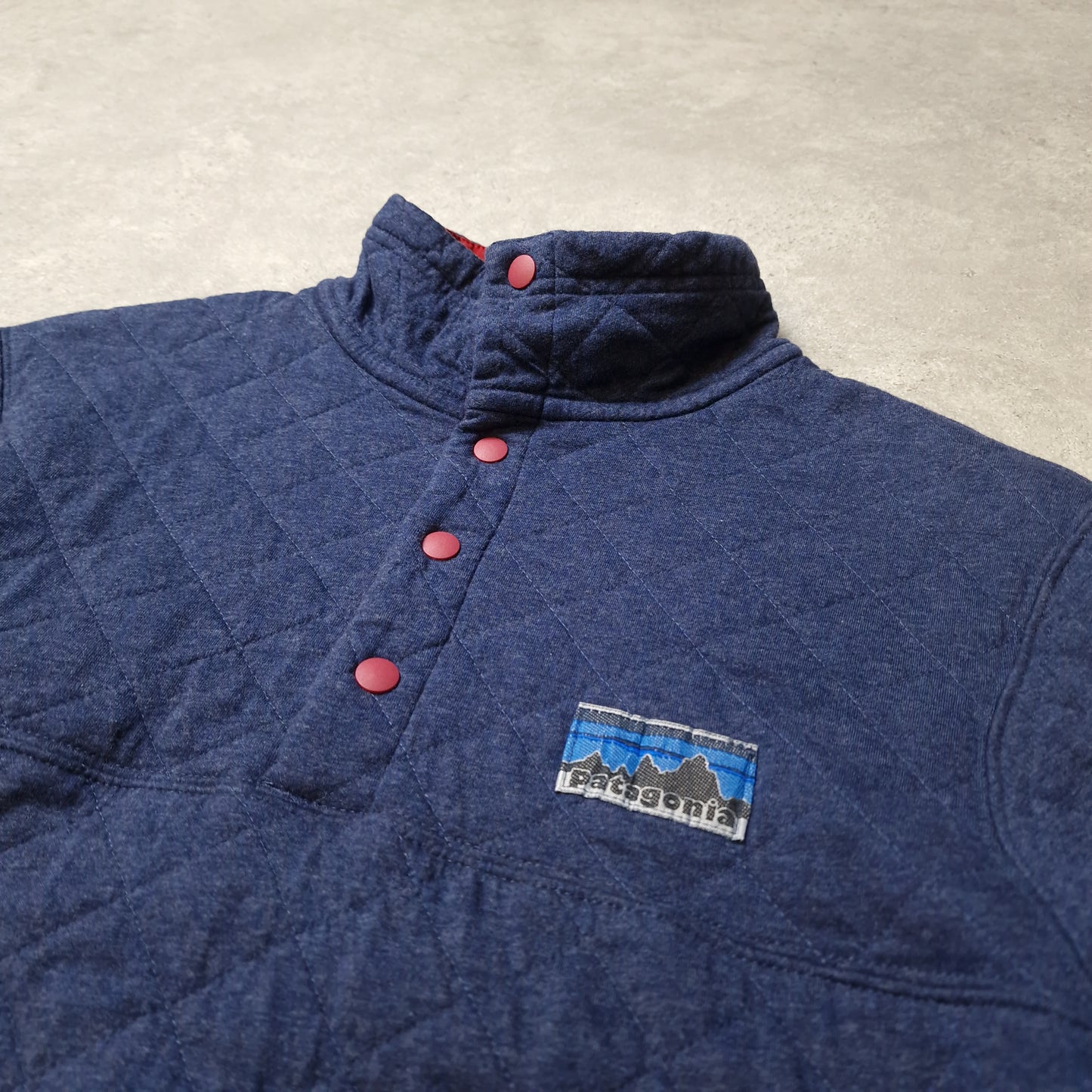 Patagonia 40th anniversary quilted snap t pullover - XS
