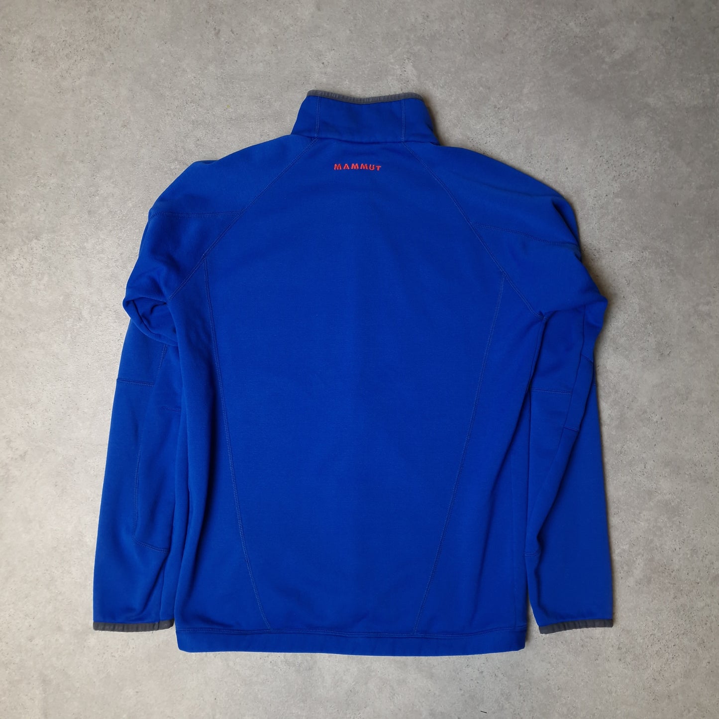 Mammut full zip fleece in blue - medium
