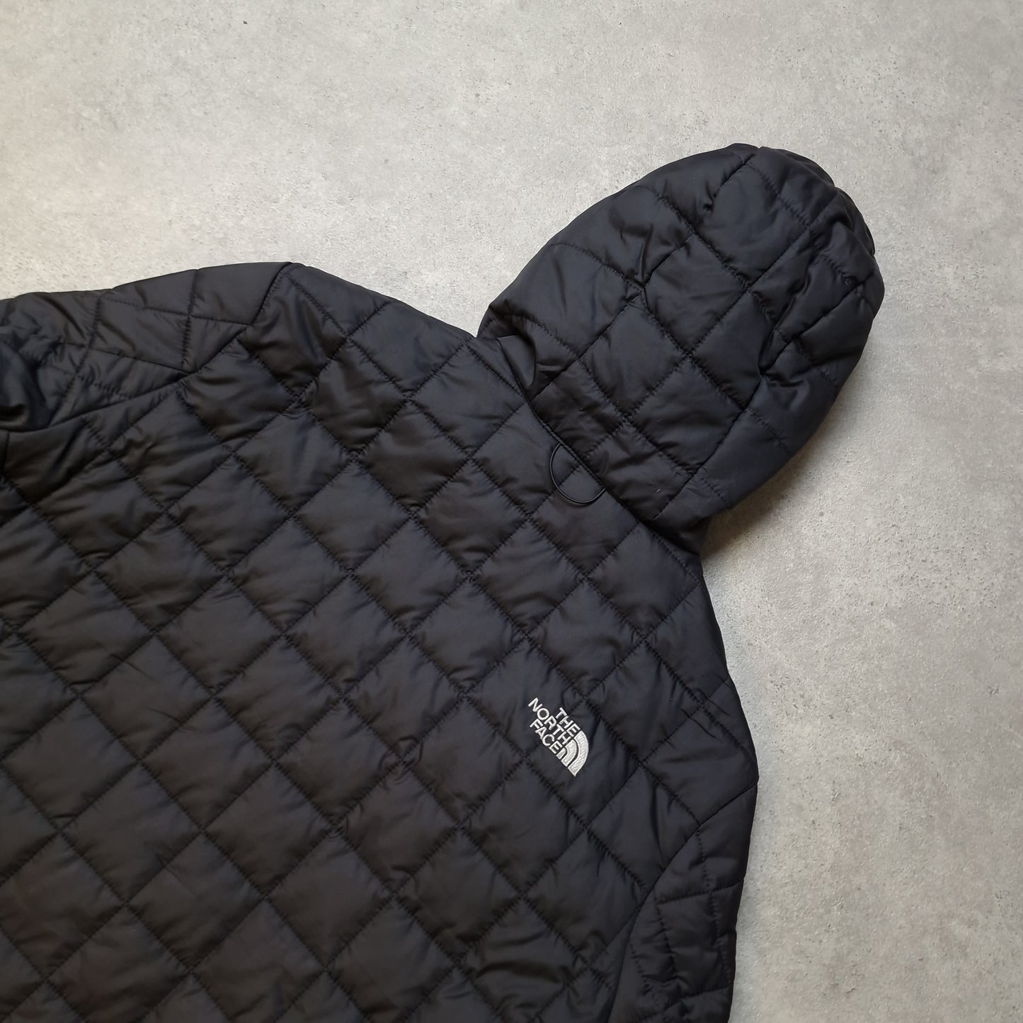 The North Face padded jacket in black - women's medium