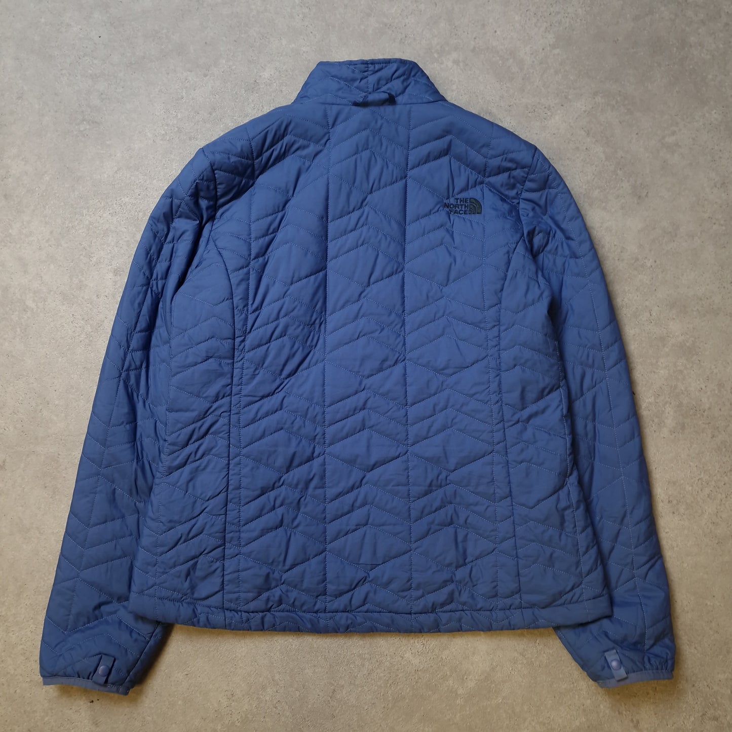 The North Face padded jacket in blue - women's large