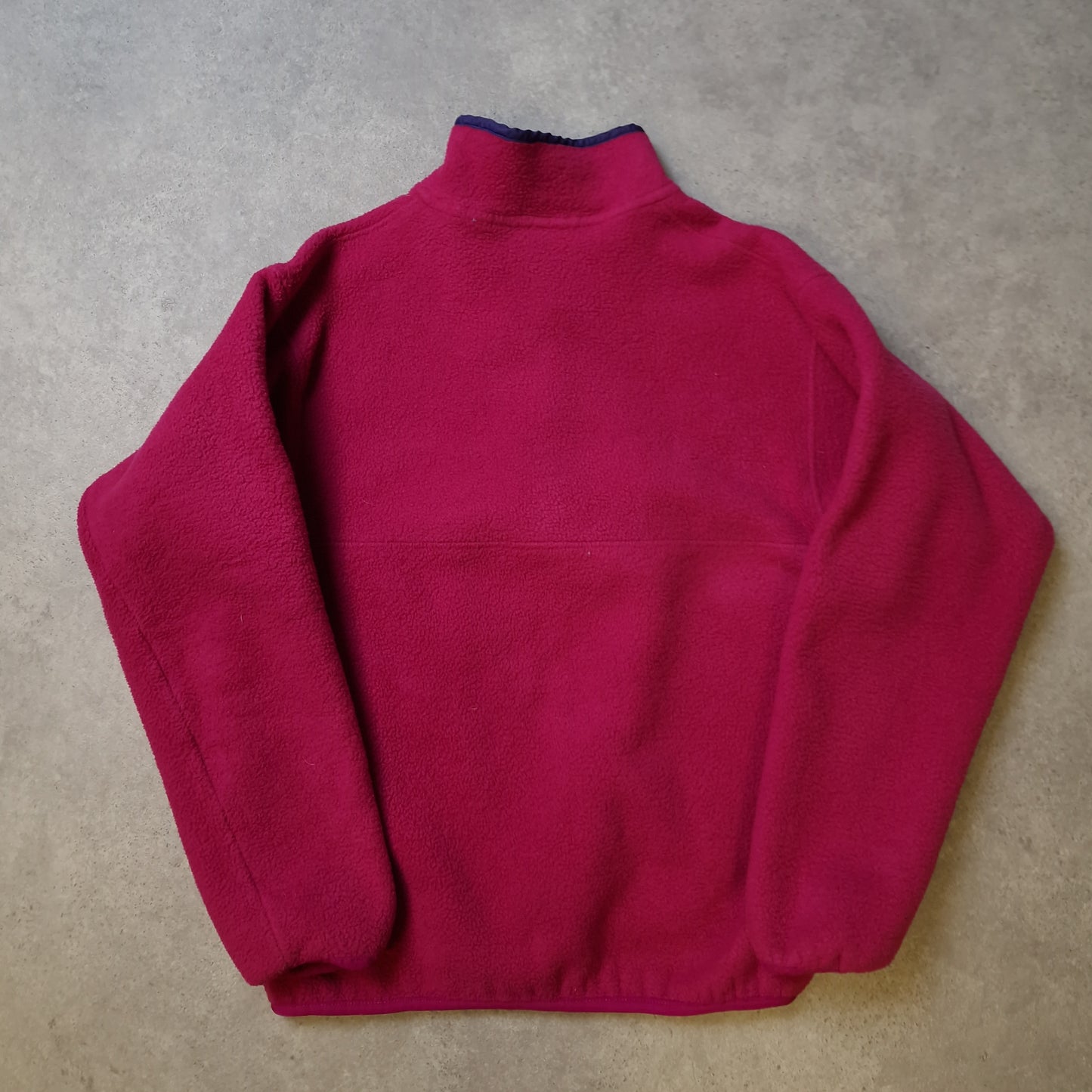 Vintage 90s Patagonia snap t fleece in pink and purple - medium