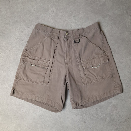 Columbia PFG carpenter shorts in khaki green - medium