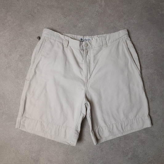 Columbia carpenter shorts in light grey - 35"