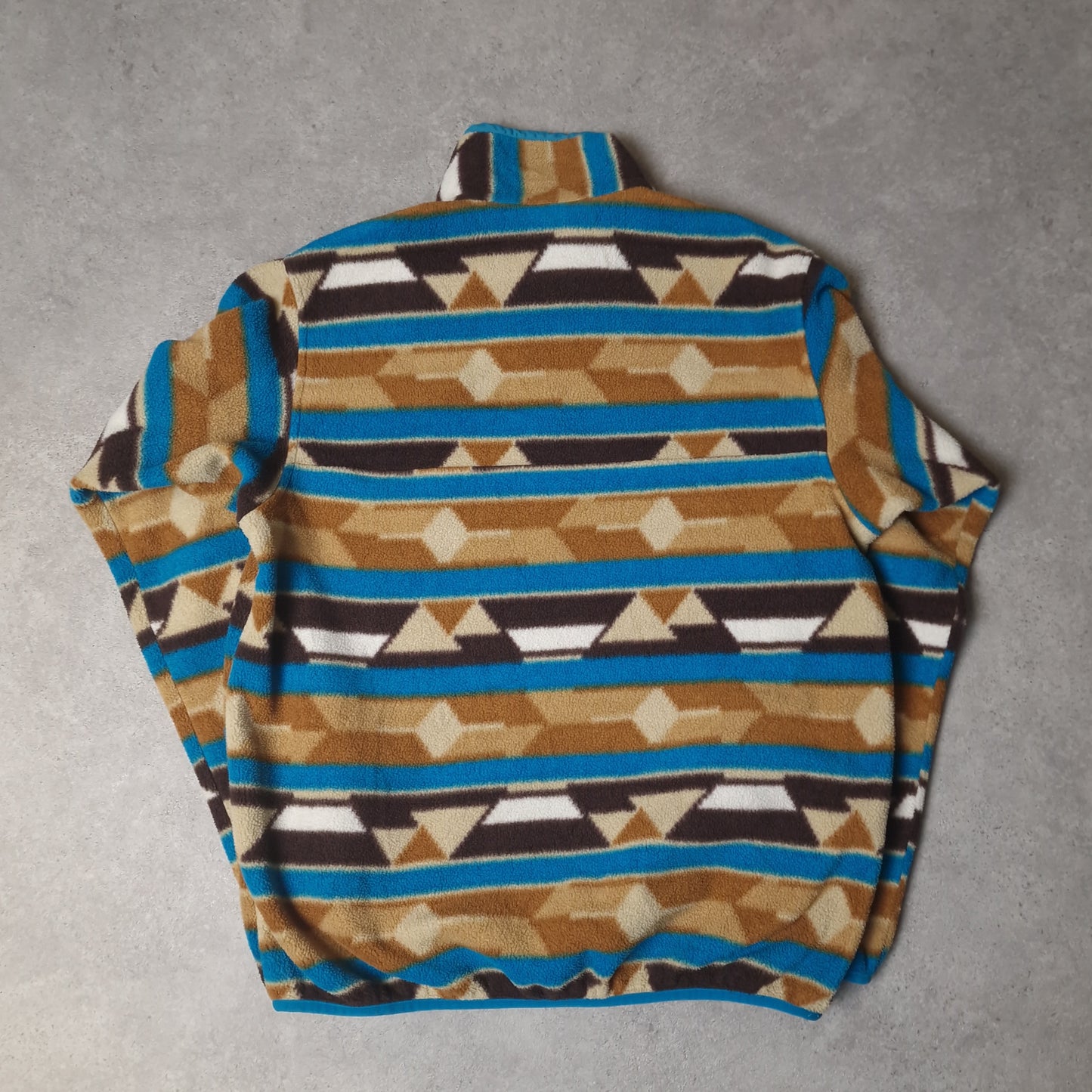 Patagonia patterned synchilla snap t fleece - women's small