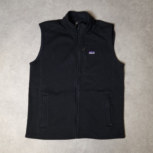 Patagonia better sweater vest in black - XL