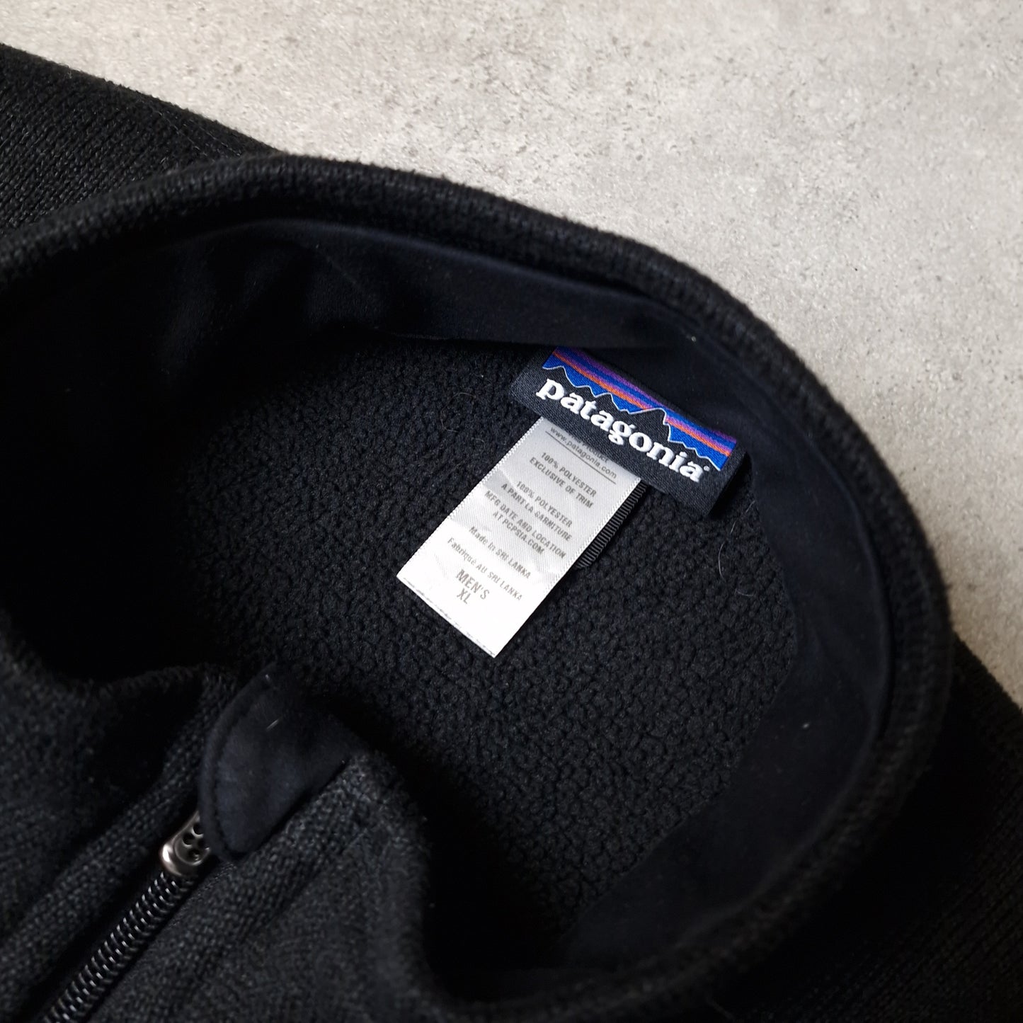 Patagonia better sweater vest in black - XL