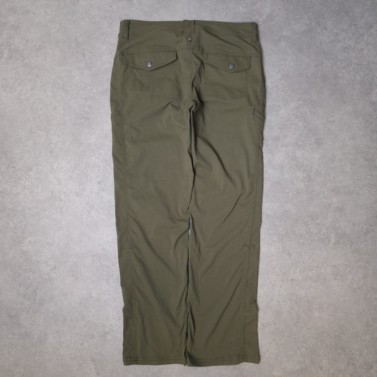 Women's Prana convertible trousers in khaki green - UK 12