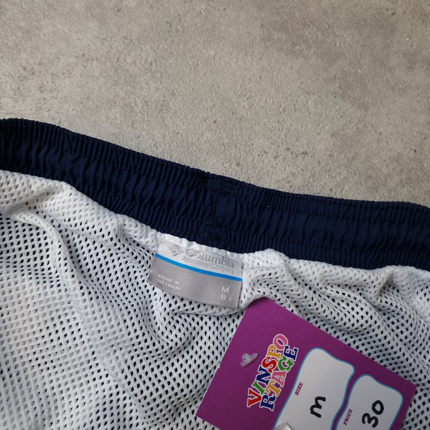 Columbia PFG shorts in blue - medium