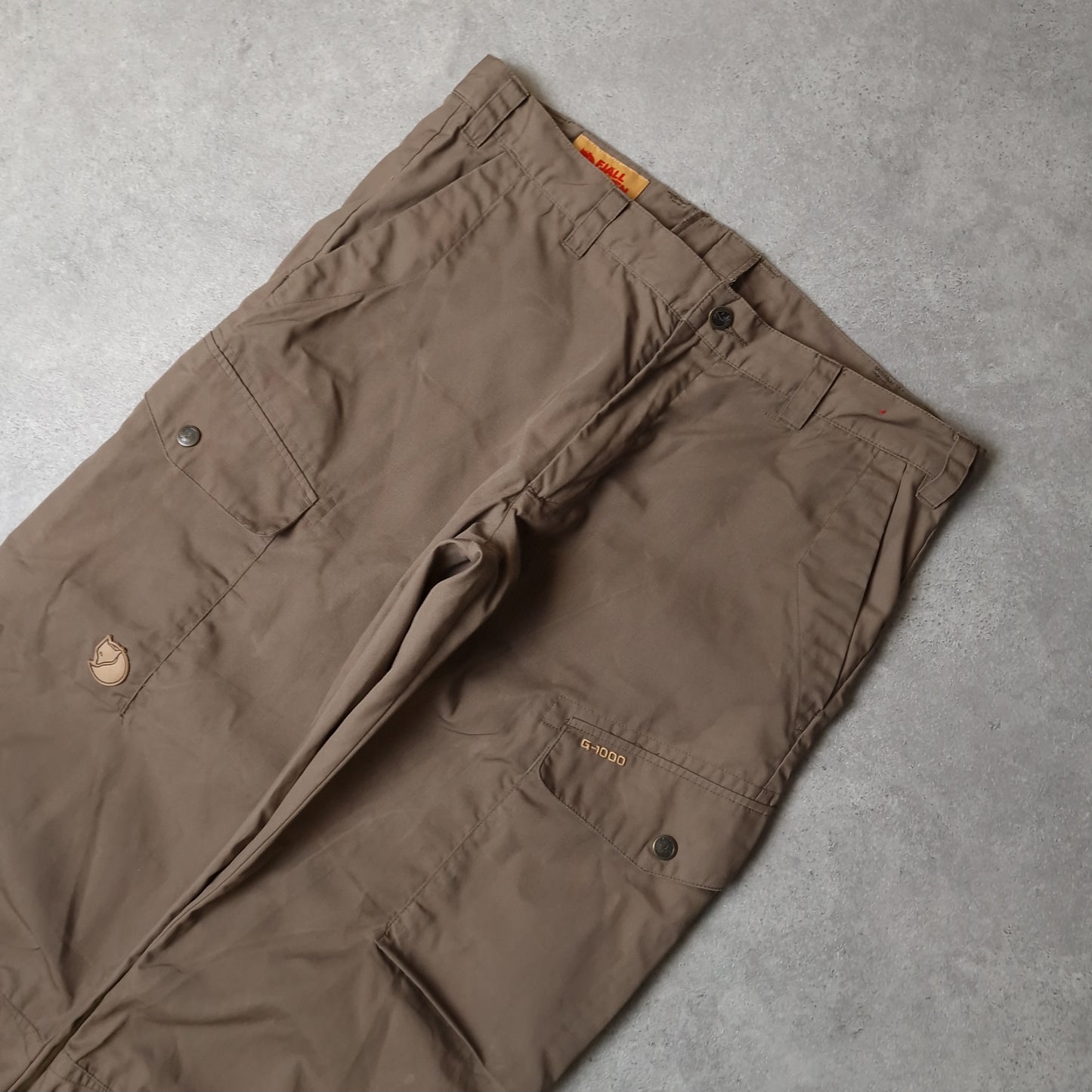Fjallraven G-1000 trousers in brown - W36x38