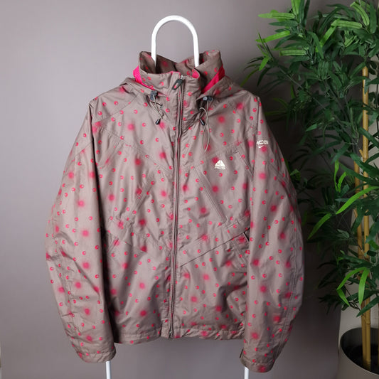 Nike ACG ski jacket in brown and pink - Women's XL