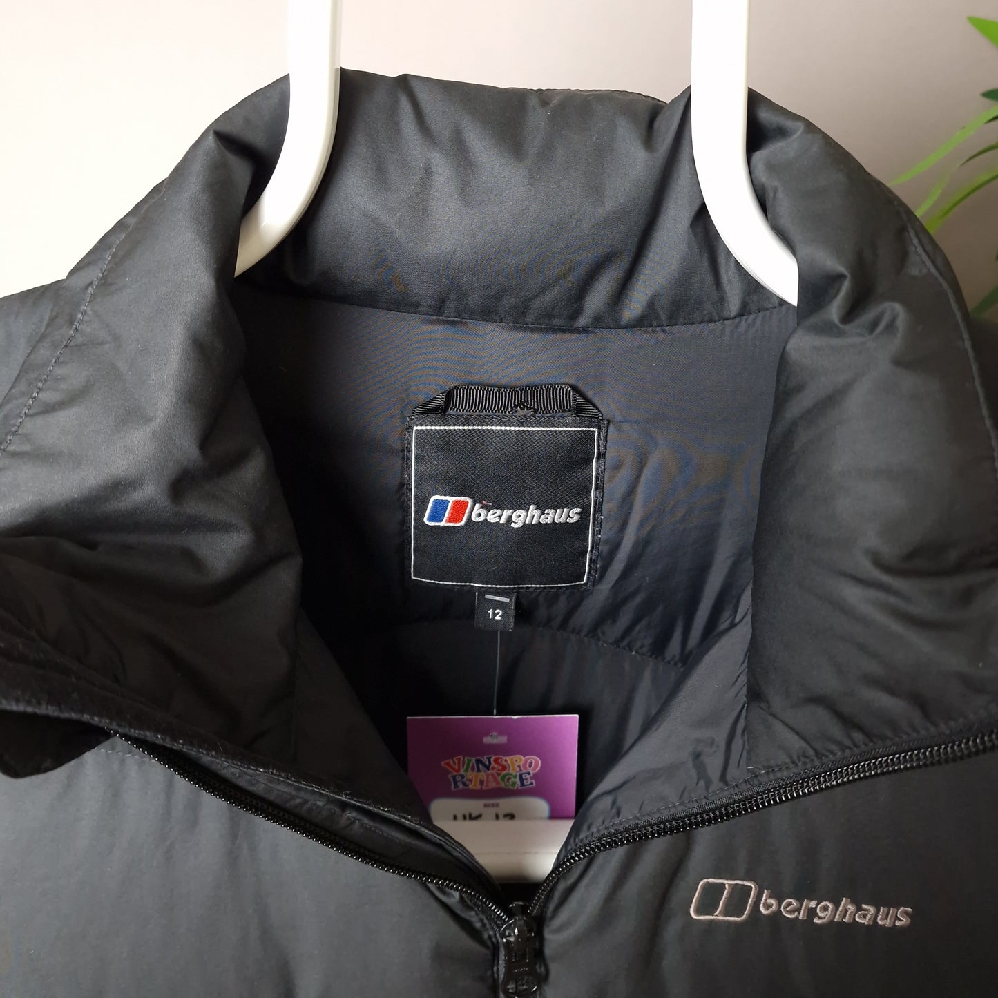 Berghaus 600 down fill puffer jacket in black - UK 12
