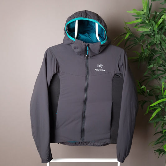 Arcteryx atom LT hoody in grey - women's XS