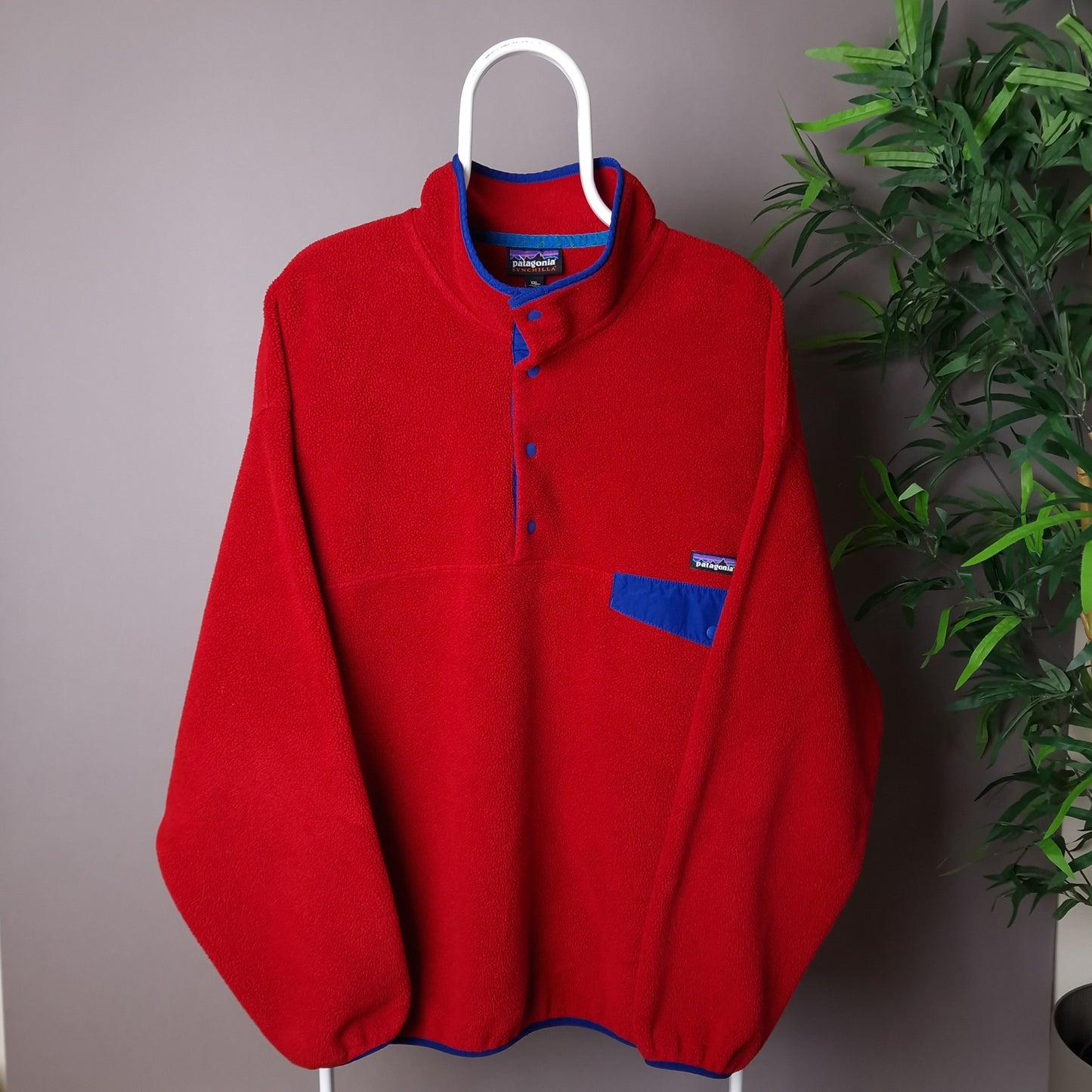 Patagonia synchilla snap t fleece in red - 2XL/3XL