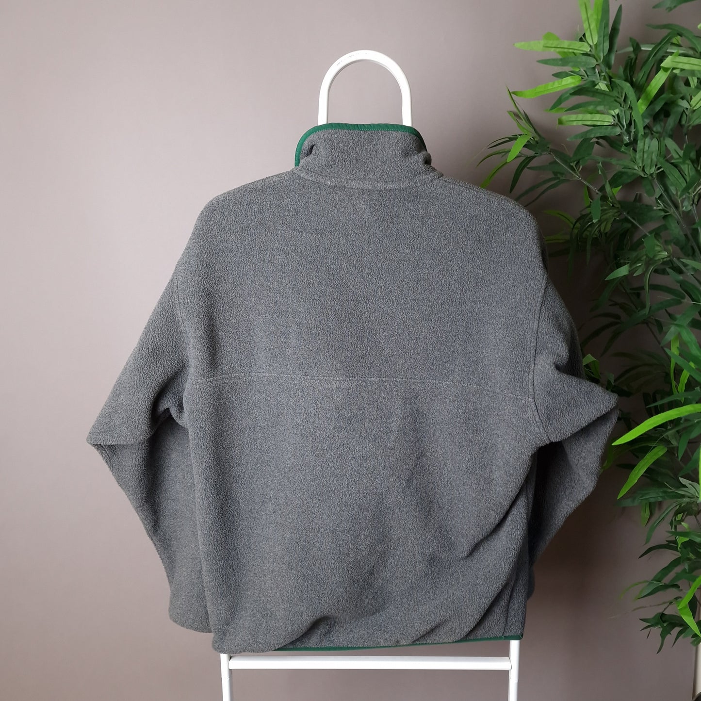 Patagonia synchilla snap t fleece in grey - small/medium