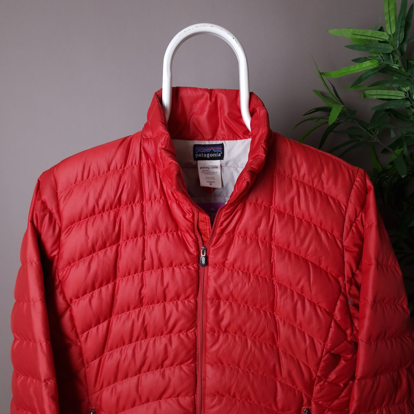 Patagonia down jacket red - women's medium