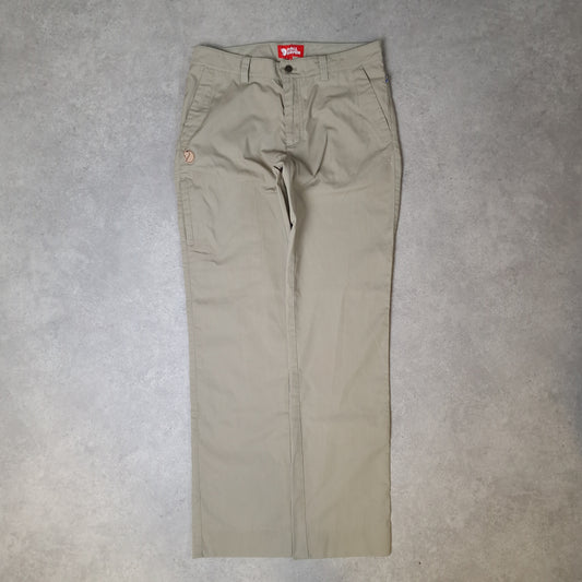 Fjallraven G-1000 stina trousers in beige - 34"