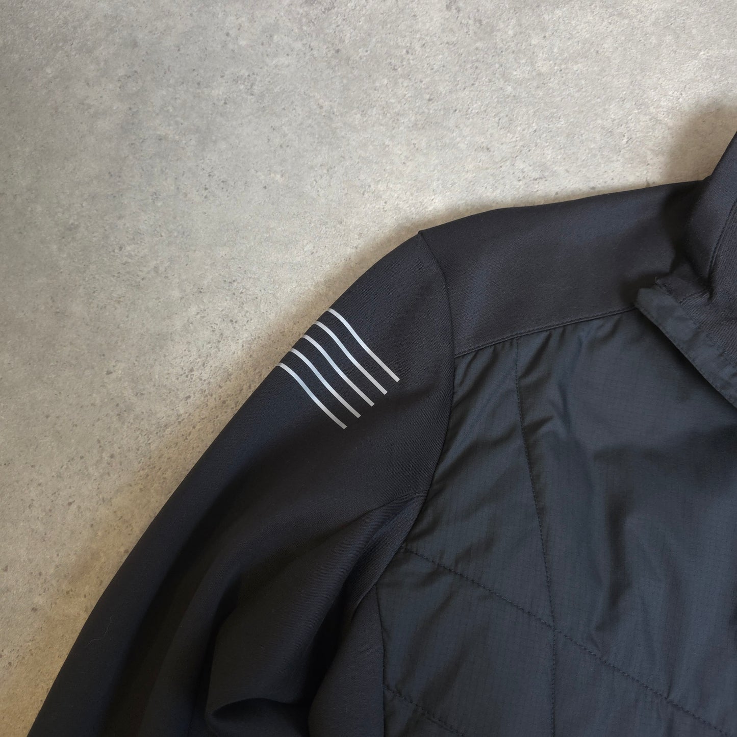 Salomon advanced skin zip up fleece in black - XL