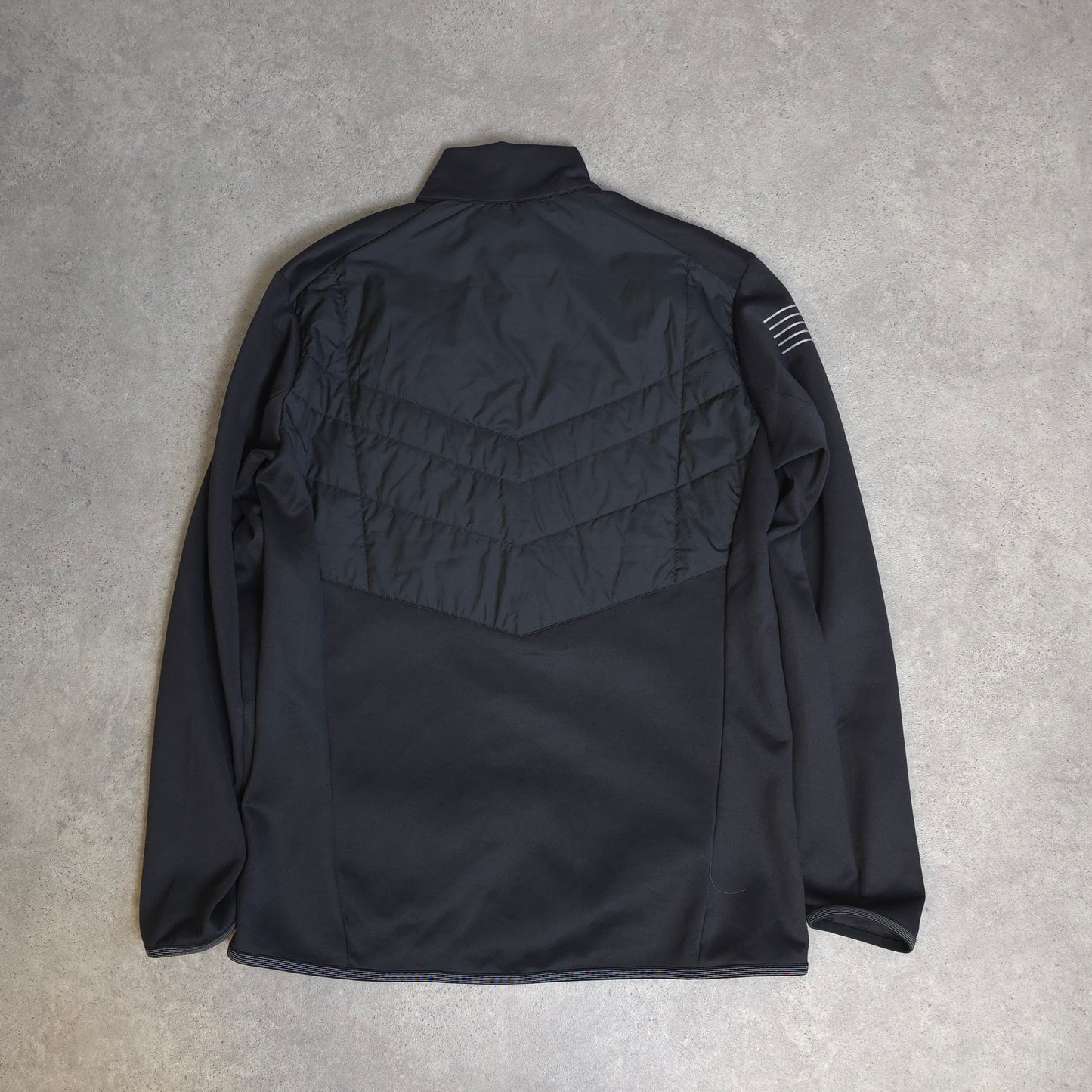 Salomon advanced skin zip up fleece in black - XL