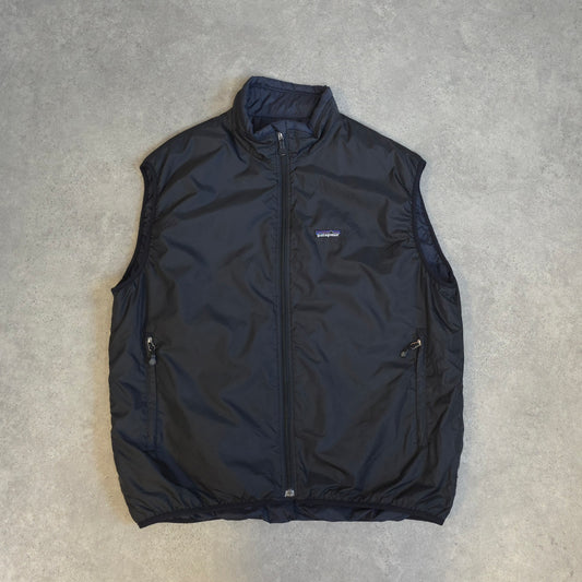 vintage Patagonia puffball vest in black - XL
