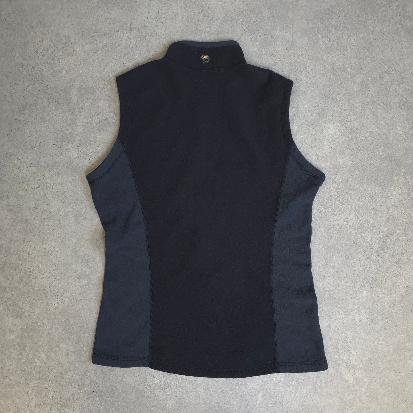 Mountain hardwear fleece gilet in black and grey - women's XS