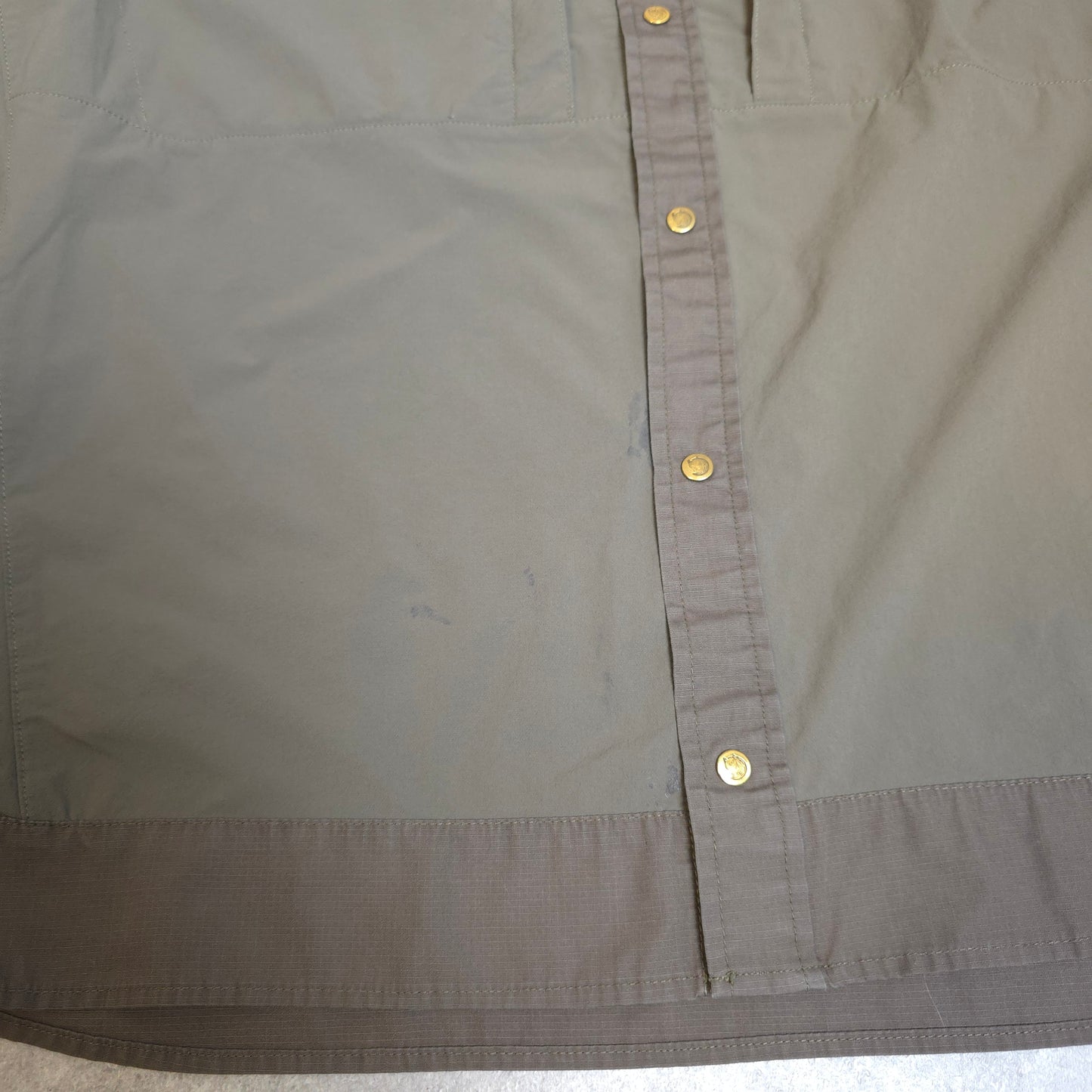 Fjallraven keb trek G-1000 shirt in brown - XXL