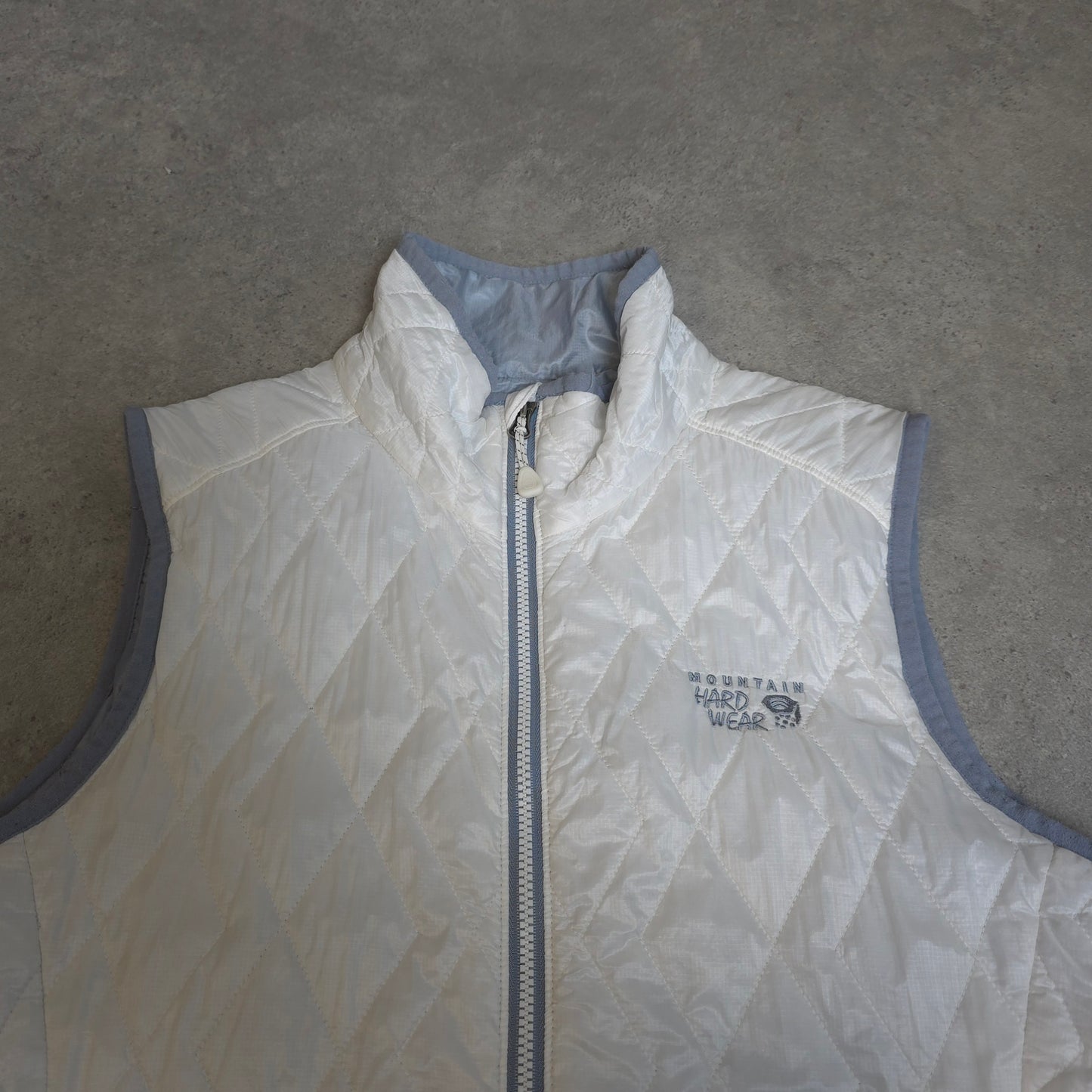 Mountain Hardwear thermal Q elite gilet in white - women's medium