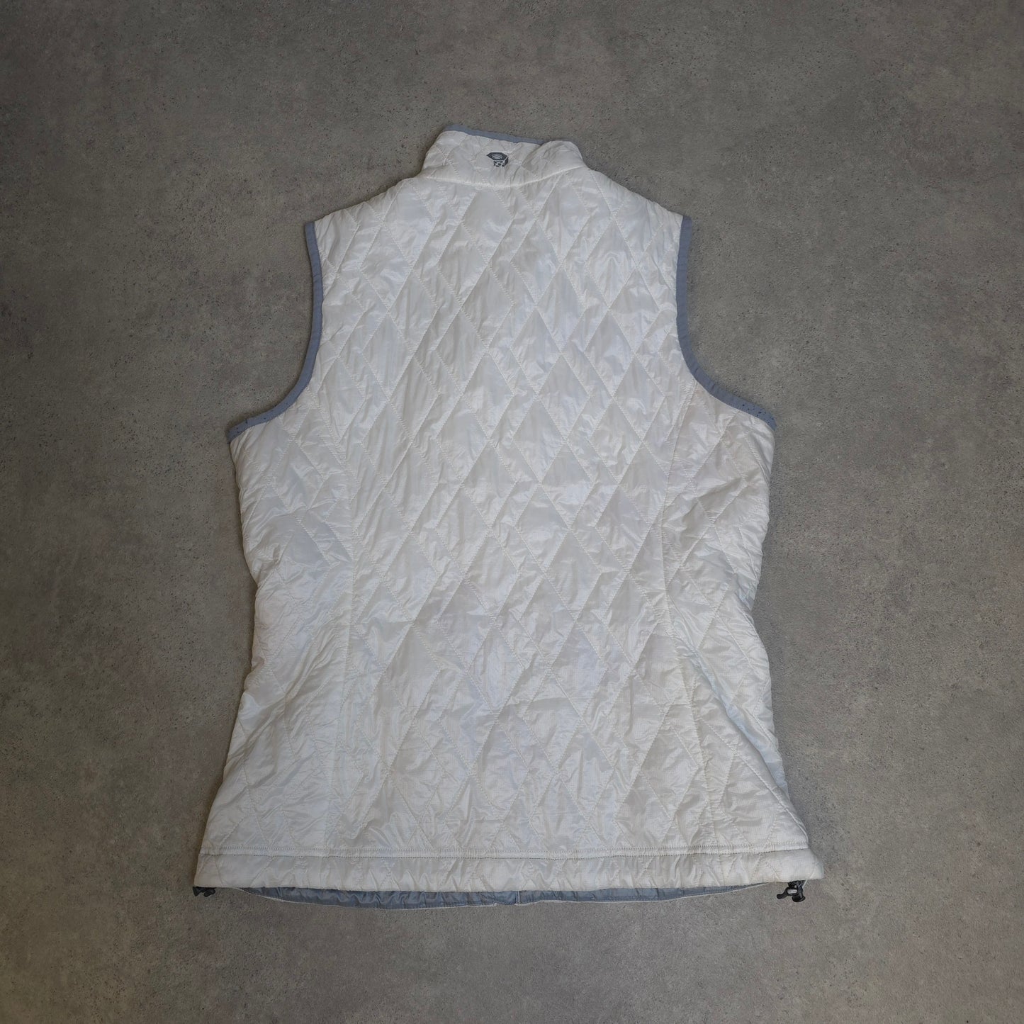 Mountain Hardwear thermal Q elite gilet in white - women's medium