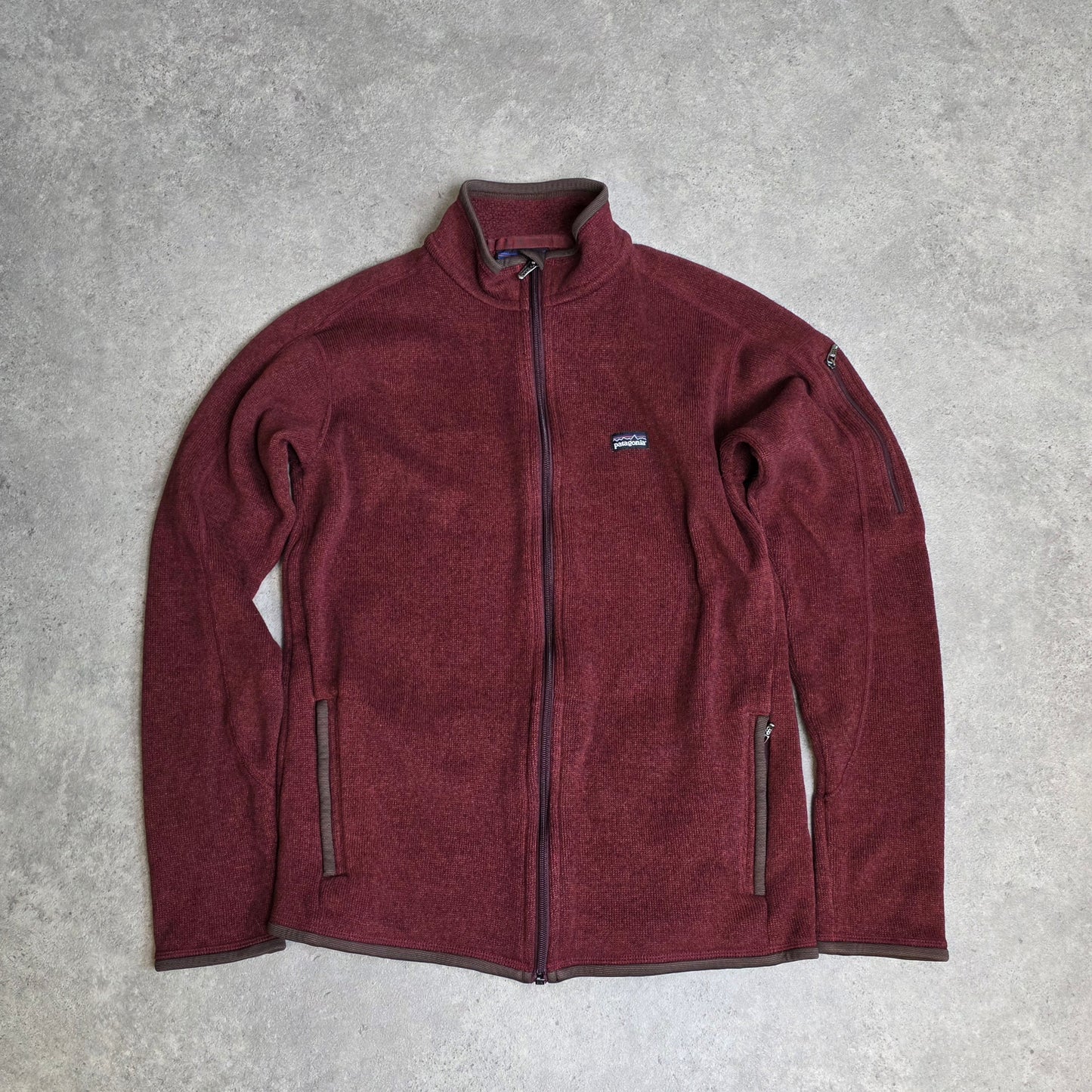 Patagonia better sweater in burgundy - women's M/L