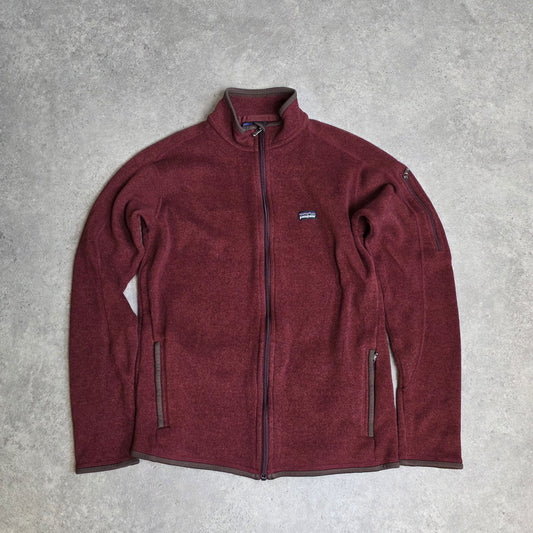 Patagonia better sweater in burgundy - women's M/L