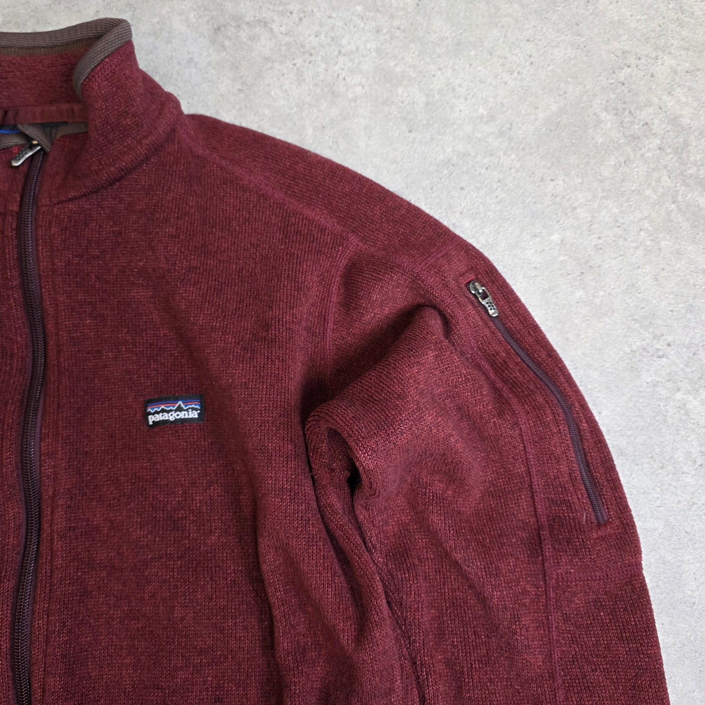 Patagonia better sweater in burgundy - women's M/L
