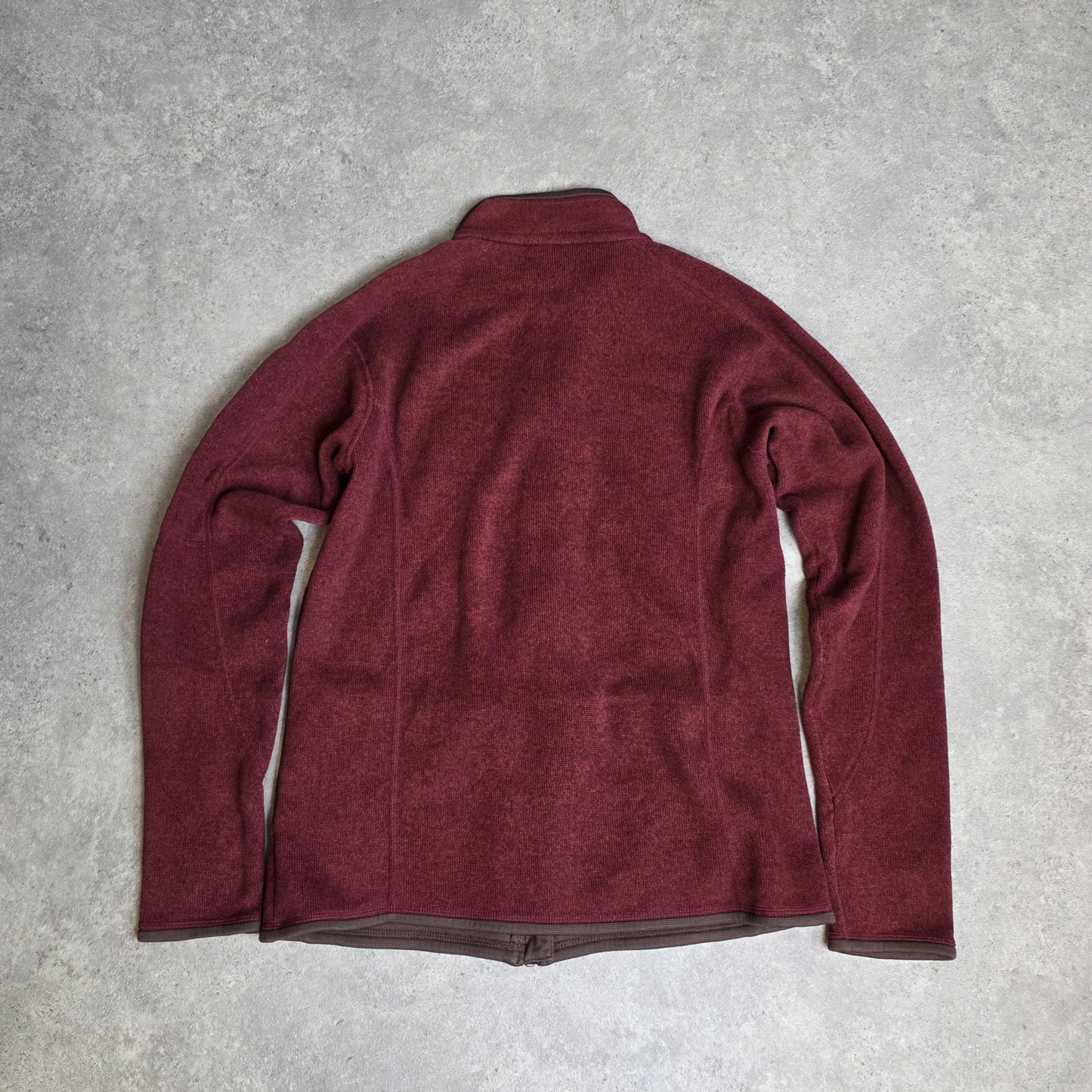 Patagonia better sweater in burgundy - women's M/L