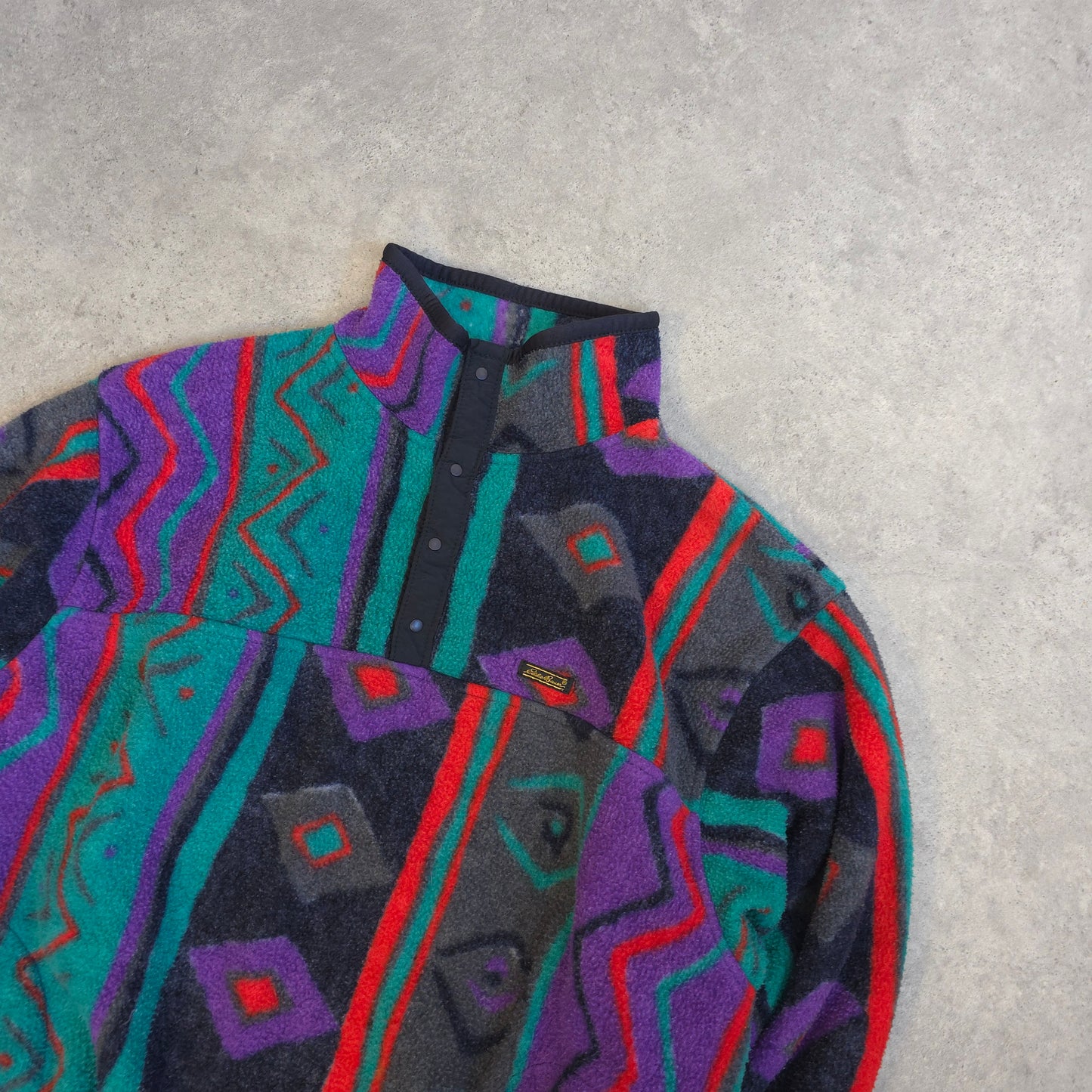 vintage Eddie Bauer aztec patterned fleece - XXL