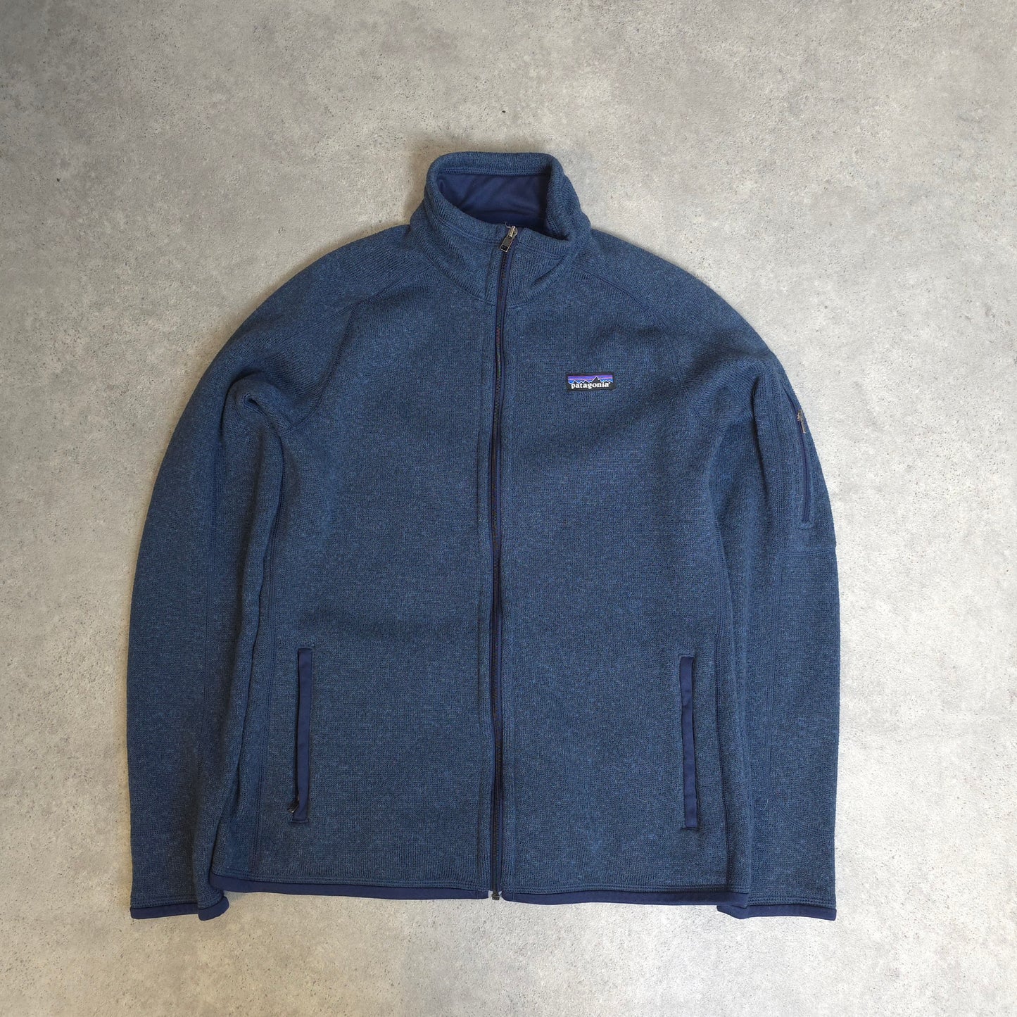 Patagonia better sweater fleece in blue - women's medium
