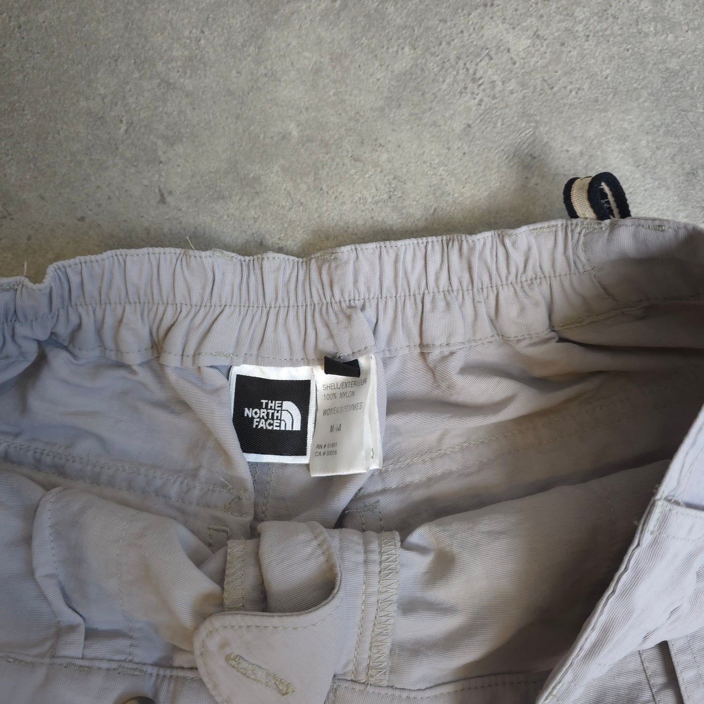 The North Face convertible trousers in grey - women's medium