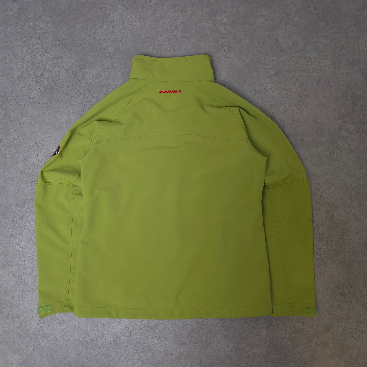 Mammut Women's soft shell in lime green - women's large