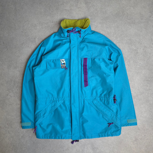 Vintage Salewa jacket in blue, purple and green - small