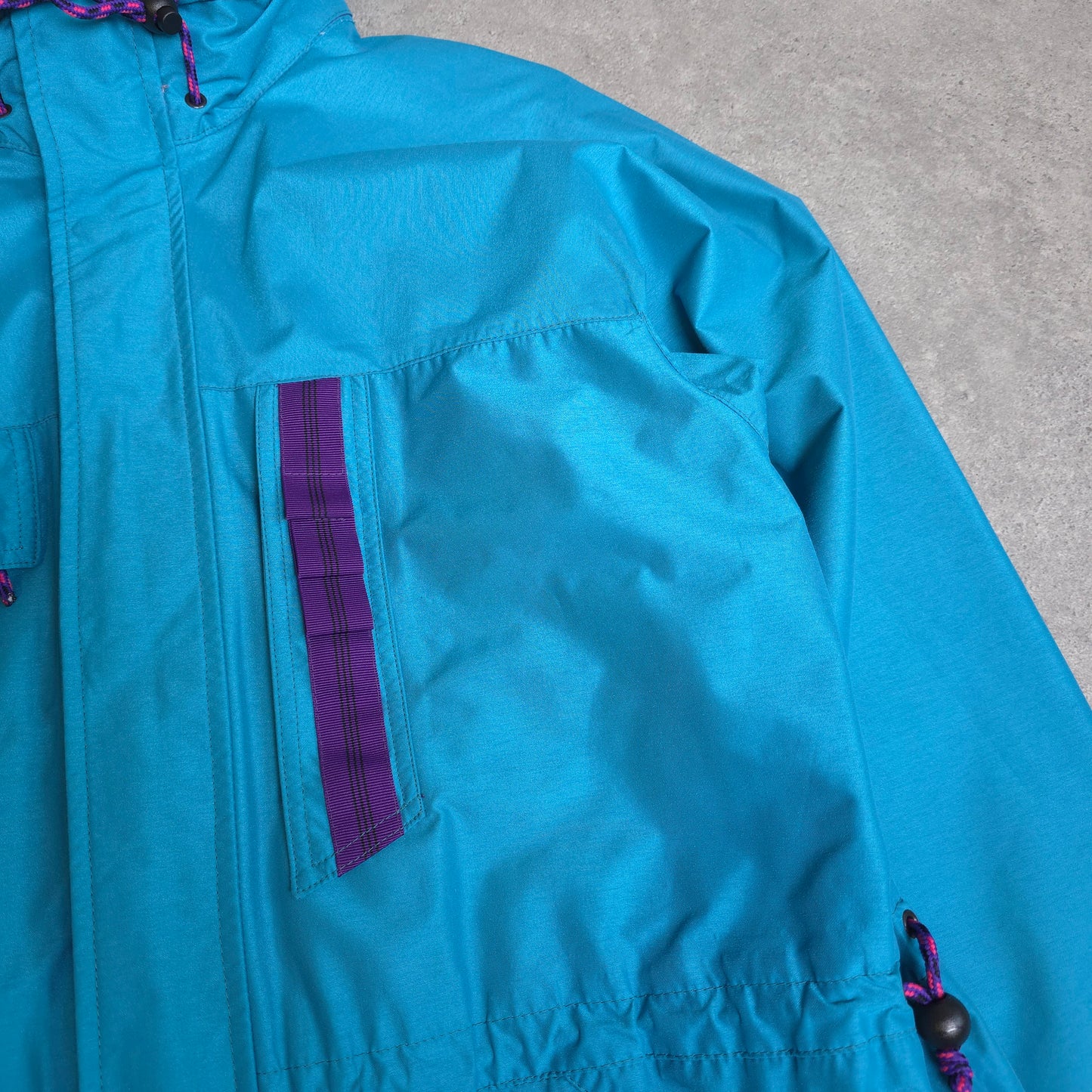 Vintage Salewa jacket in blue, purple and green - small