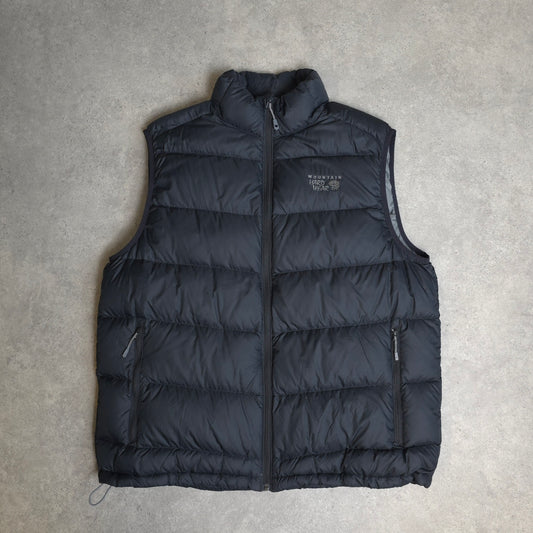 Mountain Hardwear puffer gilet in black - XL