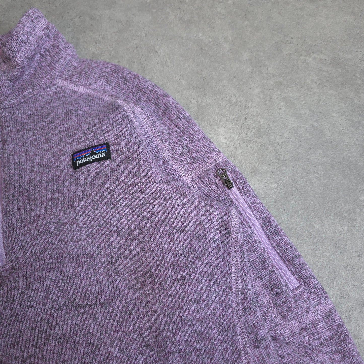 Patagonia better sweater in pink - junior XL