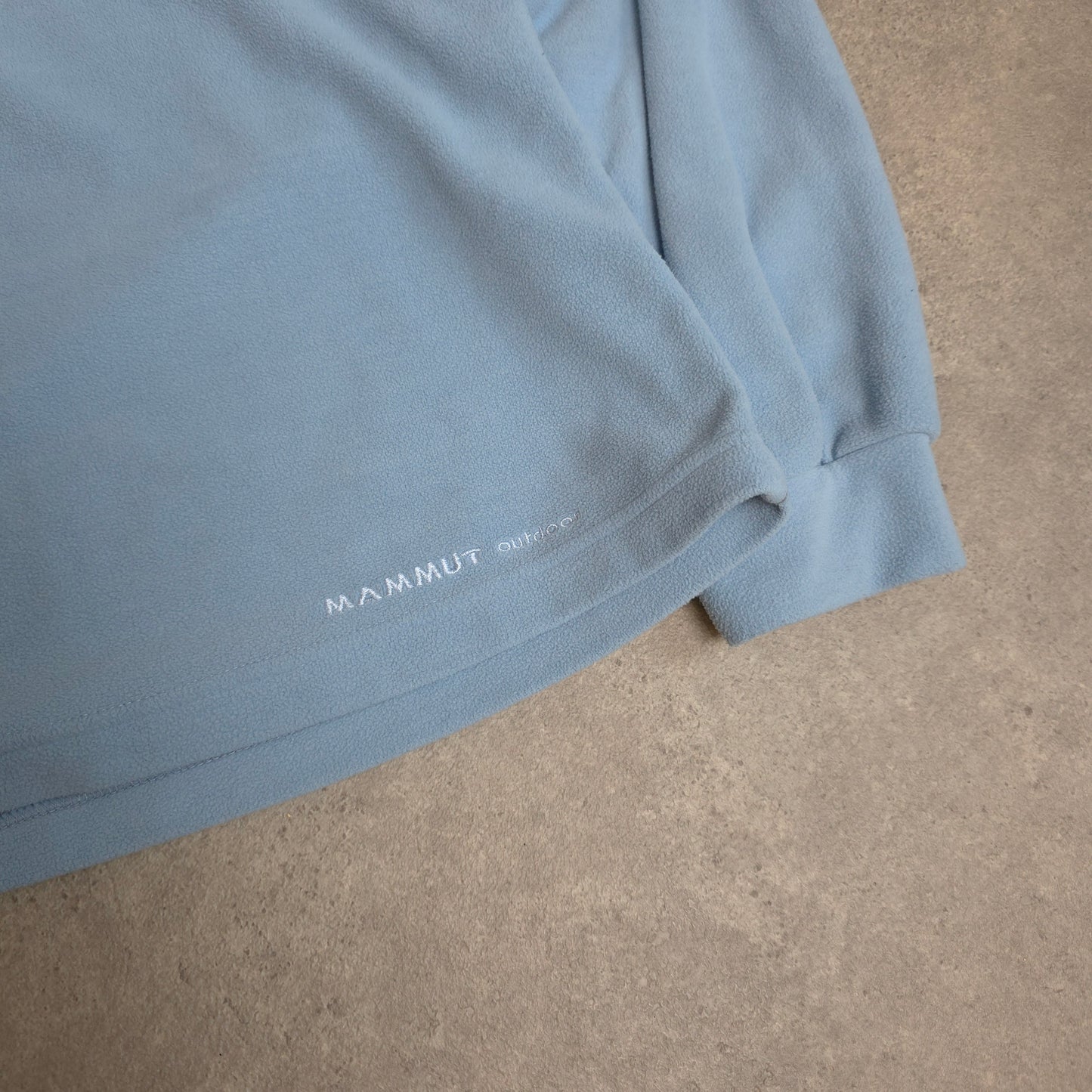 Mammut midlayer fleece in baby blue - women's XL