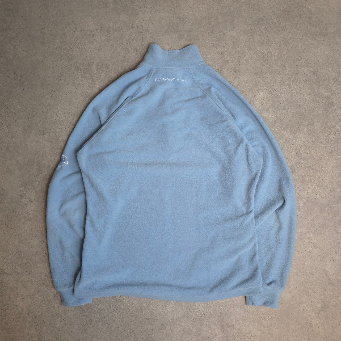 Mammut midlayer fleece in baby blue - women's XL