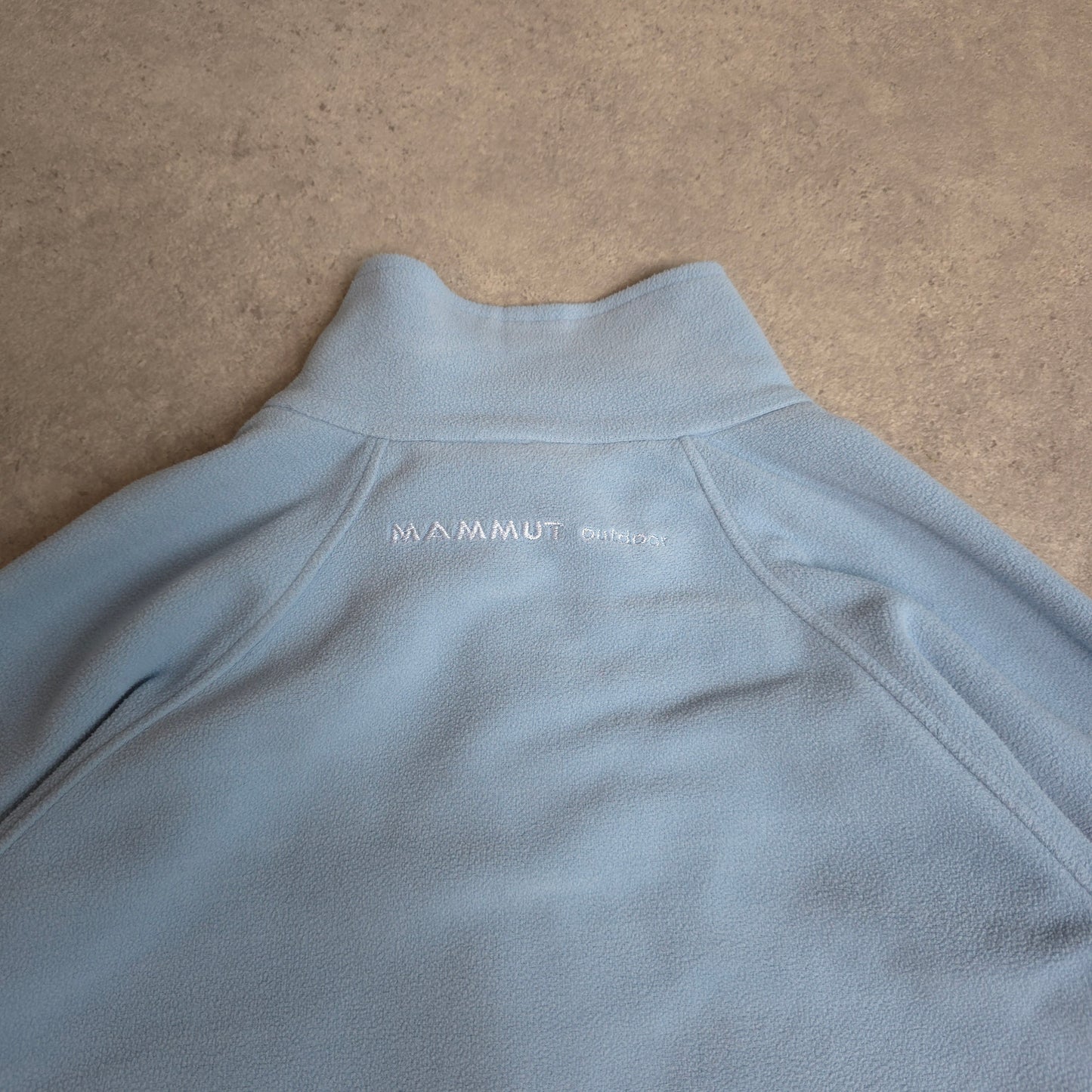 Mammut midlayer fleece in baby blue - women's XL