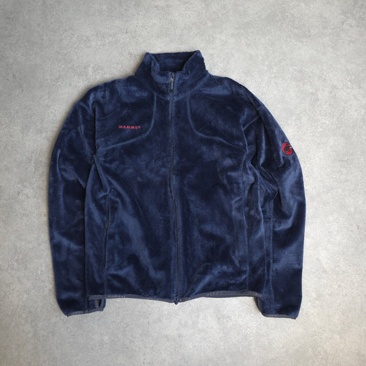 Mammut fluffy fleece in blue - medium