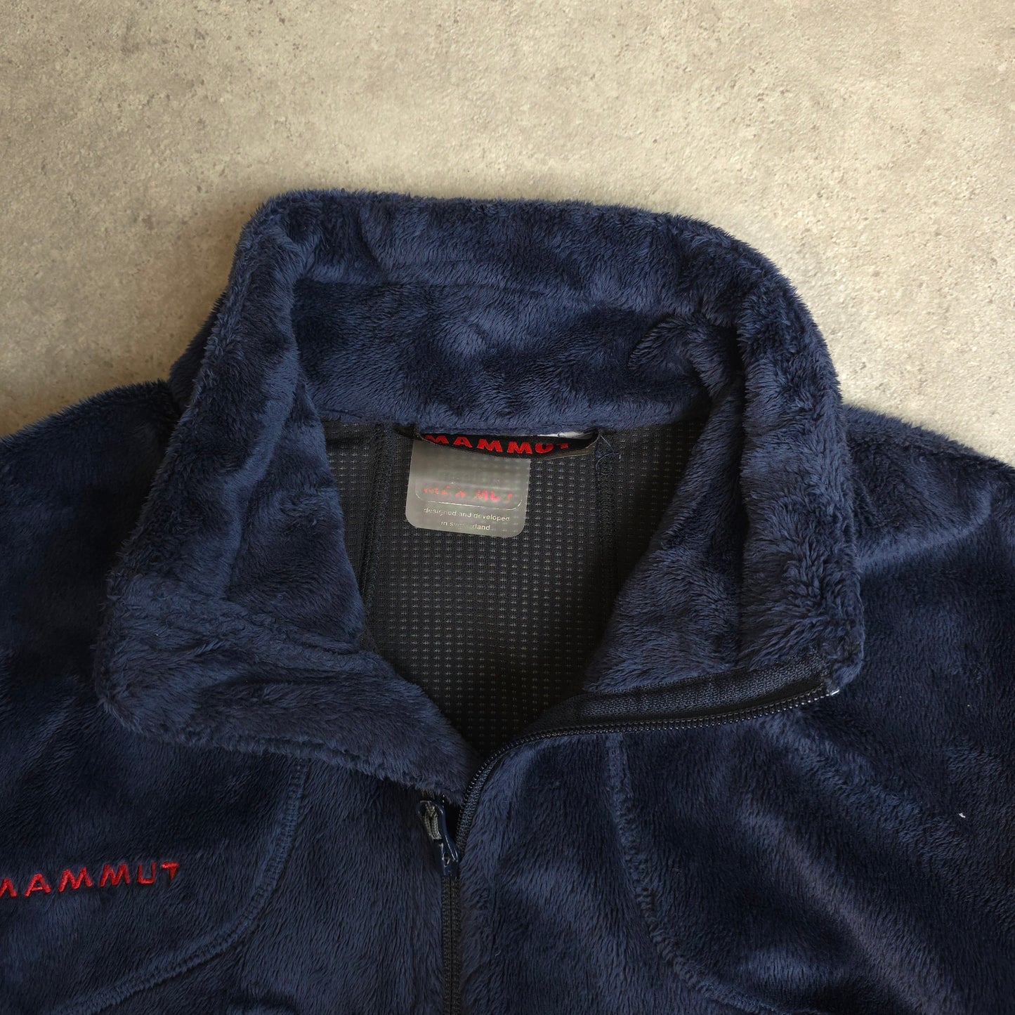 Mammut fluffy fleece in blue - medium