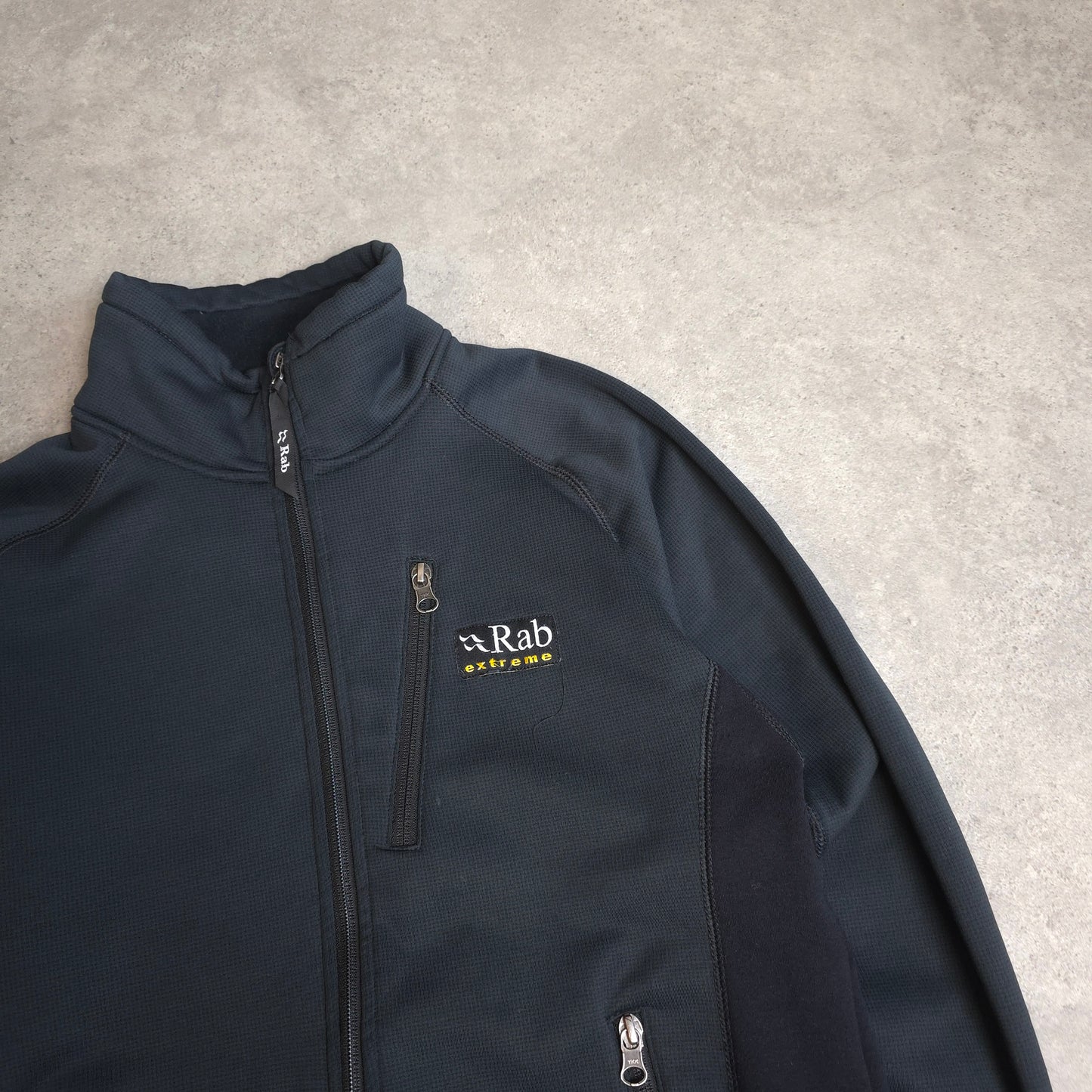 vintage Rab extreme polartec zip up fleece in black - small