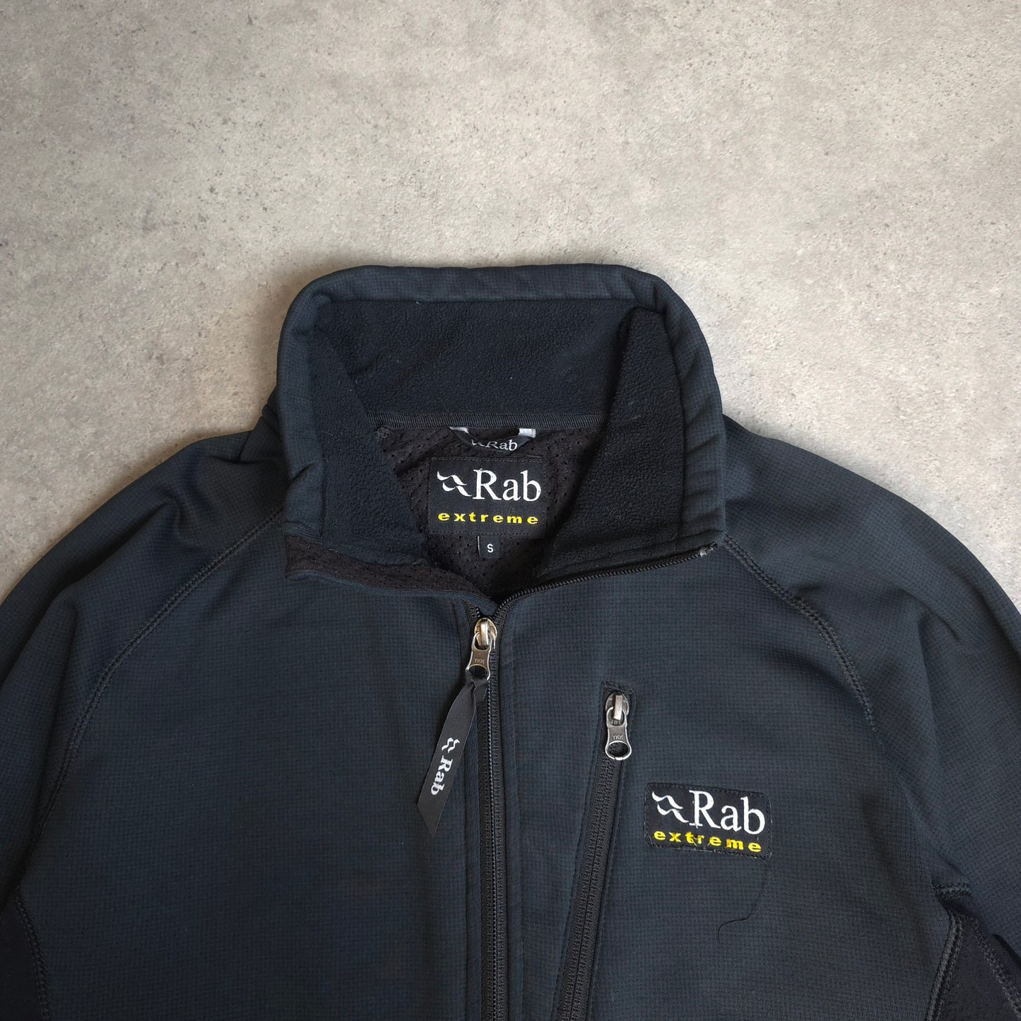 vintage Rab extreme polartec zip up fleece in black - small