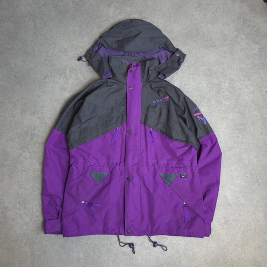 80s Karrimor gore tex jacket in purple - small