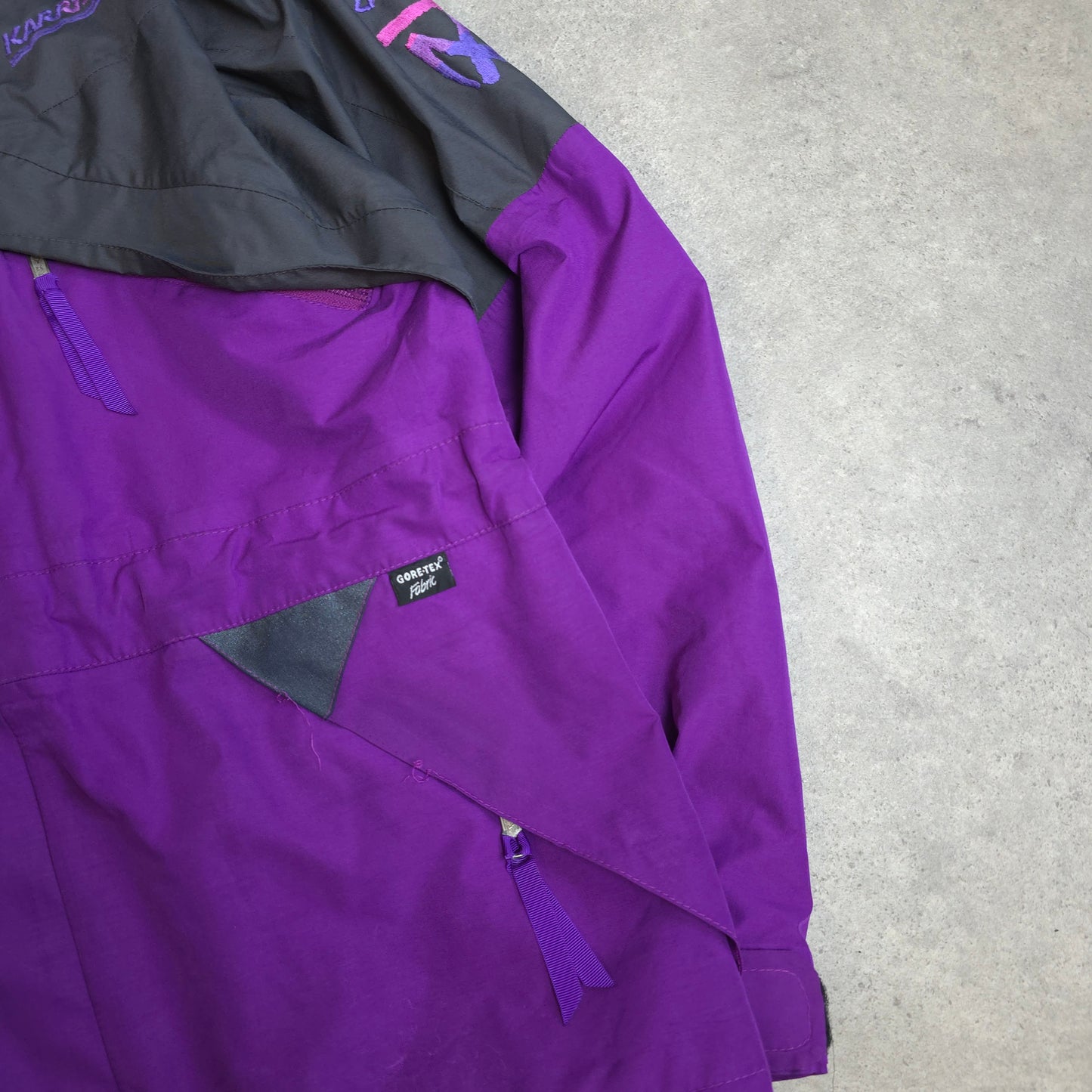 80s Karrimor gore tex jacket in purple - small